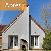 isolation thermique par l'extérieur - maison 1 après