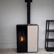 poêle à granulés installé par Oméo