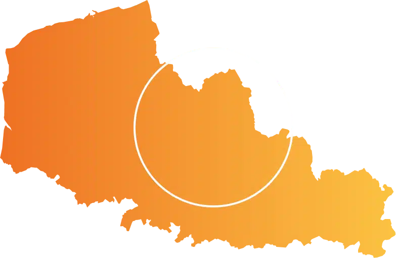 Carte de la zone d'intervention des dépannages dans les Hauts-de-France